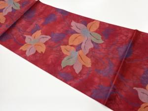 花唐草模様織出し名古屋帯